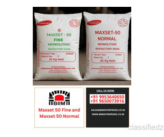 Top Selling Refractory Mass Cement Maxset 50 Fine and Normal