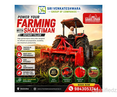 Shaktiman Rotary Tiller in Madurai | Heavy-Duty Rotavator for Every Soil Type
