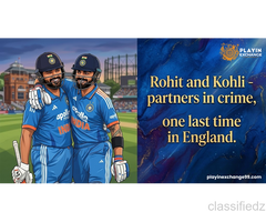 Rohit and Kohli's Final England Journey | Playinexchange