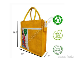 Custom Printed Jute Bags for Promotions EcoFriendly Brand - West Bengal - Kolkata ID1661911