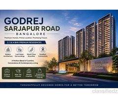 Godrej Sarjapur Road Bangalore | Redefining City Living