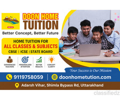 Where to Find CBSE Home Tutors and Teaching Jobs in Dehradun?