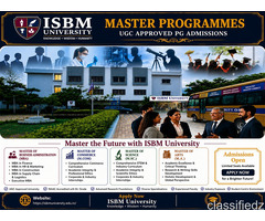 ???? PG Admissions Open 2026 | MBA | M.Com | M.Sc. | M.A. | ISBM University