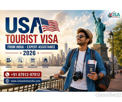 USA Tourist Visa from India – Expert Assistance 2026