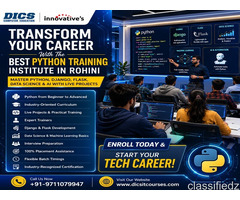 Transform Your Career with the Best Python Training Institute in Rohini