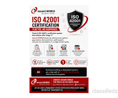 ISO 42001 Certification. Flat Fee. No Surprises.