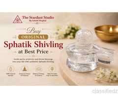 Buy Original Sphatik Shivling Online at Best Price | The Stardust Studio