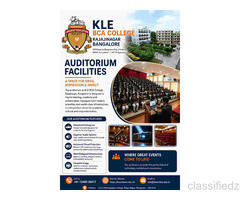 Auditorium Facilities - Best BCA Colleges in Bangalore