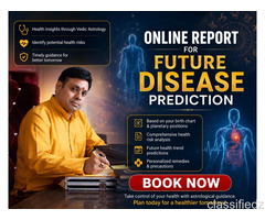 Book Personalized Future Disease Prediction Report