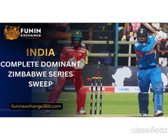 India Complete Dominant Zimbabwe Series Sweep | Funinexchange