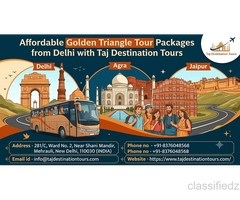 Affordable Golden Triangle Tour Packages from Delhi
