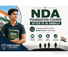 NDA Foundation Course After 10 in Ambala for Strong NDA Preparation from Early Stage