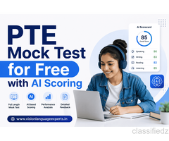 AI-Based PTE Mock Test for 79+ Score
