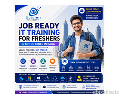 Job Ready IT Training for Freshers in Metro Cities in India – Evision Technoserve