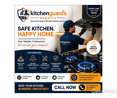 kitchenguard's experts Gas stove repair.& Kitchen chimney service