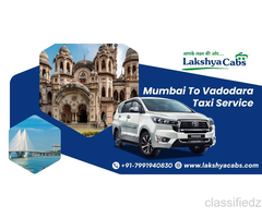 Mumbai To Vadodara Taxi Service 