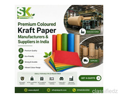 Coloured Kraft Paper Manufacturers & Suppliers in India 