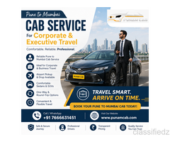 Pune to Mumbai Cab Service for Corporate & Executive Travel