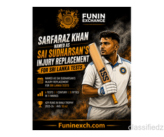 Sarfaraz Khan Set for Sri Lanka Tests After Sudharsan Injury