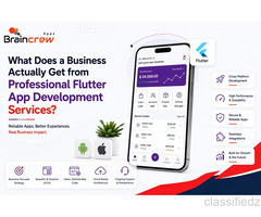  What Does a Business Actually Get from Professional Flutter App Development Services?