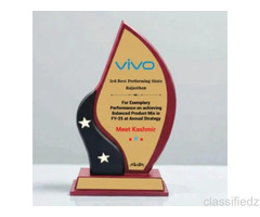 Premium Wooden Trophies Manufacturer in Delhi | Custom Awards