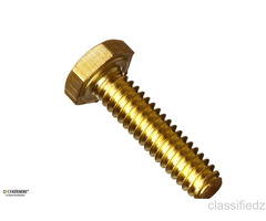 Brass Hex Bolt Exporter from India | DIC Fasteners