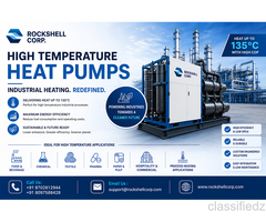Leading High Temperature Heat Pump Manufacturer in India | Rockshell Corp