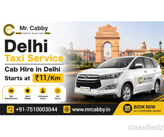 Easy Delhi Taxi Service Booking with MrCabby