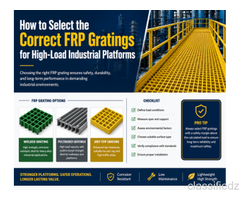 Fibrotech FRP Gratings for Stronger, Safer Industrial Walkways and Platforms