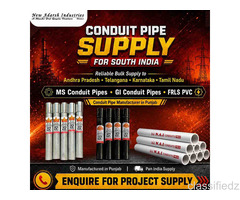 New Adarsh Industries – MS, GI & FRLS PVC Conduit Pipe Manufacturer