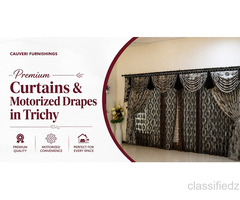 Premium Curtains & Motorized Drapes in Trichy – Cauveri Furnishings