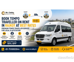 Book Tempo Traveller on Rent in Rajkot at Best Rates 