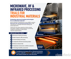 Microwave, RF & Infrared Processing Trials for Industrial Materials | KRDC