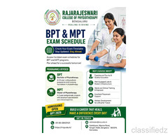 BPT Exam Schedule | Best Physiotherapy College Bangalore | RRCP