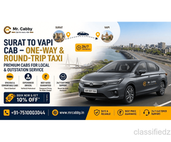 Surat to Vapi Cab – Book Online