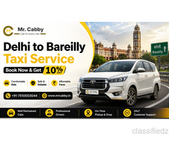 Delhi to Bareilly Cab – Book Reliable Taxi with Mr. Cabby  