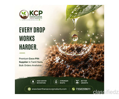 Premium Coco Pith Manufacturer in Madurai