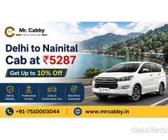 Book Delhi to Nainital Cab – Affordable Taxi Service