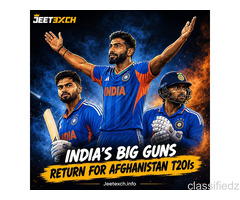 Jeetexch Cricket Update: India Names Near Full-Strength T20I Squad