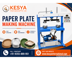 paper plate making machine