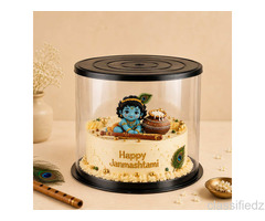 Clear Cake Boxes for Janmashtami Celebrations