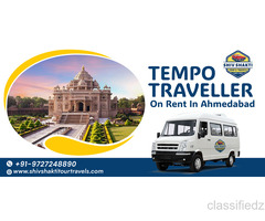Hire Tempo Traveller in Ahmedabad for Local & Outstation Travel