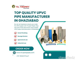 Top Quality UPVC Pipe Manufacturer in Ghaziabad