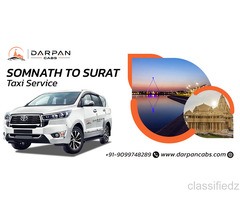 Somnath to Surat Cab Service - Darpan Cabs