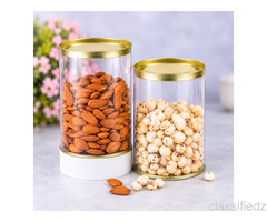 Clear Tin Jars for Festive Hampers That Make Homemade Treats 
