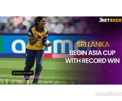 Jeetexch Highlights Sri Lanka’s Record-Breaking Asia Cup Opening