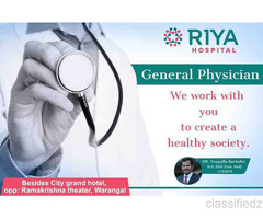 Best General Medicine Hospital in Warangal | Riya Hospitals 