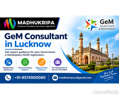 GeM Consultant in Lucknow for Easy GeM Registration  