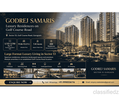 Godrej Samaris 4 BHK Luxury Apartment in Sector 53 Gurgaon
