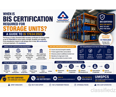 BIS ISI Certification for Storage Units 